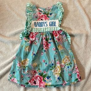 Daddy’s Girl Floral Smock Dress